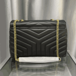 Saint Laurent Loulou Medium Bag Black Quilted Leather - Image 2