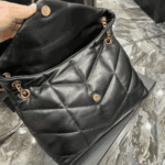 Saint Laurent Loulou Puffer Medium Bag Black Lambskin - Image 3