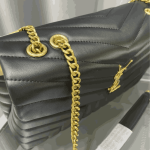 Saint Laurent Loulou Medium Bag Black Quilted Leather - Image 3