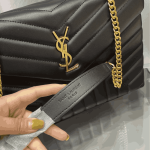 Saint Laurent Loulou Medium Bag Black Quilted Leather - Image 4