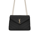 Saint Laurent Loulou Medium Bag Black Quilted Leather