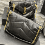 Saint Laurent Loulou Puffer Medium Bag Black Lambskin - Image 6