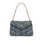 Saint Laurent Loulou Puffer Medium Denim Bag
