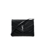 Saint Laurent Loulou Small Bag Black Quilted Leather
