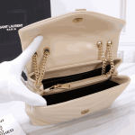 Saint Laurent Loulou Small Bag Dark Beige Leather - Image 6