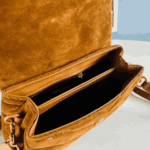 Saint Laurent Loulou Small Suede Shoulder Bag Brown - Image 8