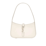 Saint Laurent Mini Le 5 À 7 Blanc Vintage Leather Shoulder Bag
