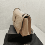 Saint Laurent Niki Medium Vintage Beige Leather Shoulder Bag - Image 4