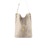 Saint Laurent Niki Supple Bucket Bag Gray Suede