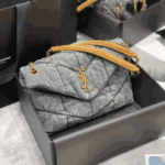 Saint Laurent Puffer Toy Denim Shoulder Bag - Image 3