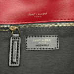 Saint Laurent Loulou Puffer Small Shoulder Bag Red Leather - Image 8