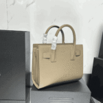 Saint Laurent Sac De Jour Baby Smooth Dark Beige Leather Handbag - Image 3