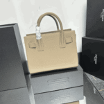 Saint Laurent Sac De Jour Baby Smooth Dark Beige Leather Handbag - Image 2
