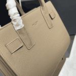 Saint Laurent Sac De Jour Baby Smooth Dark Beige Leather Handbag - Image 8