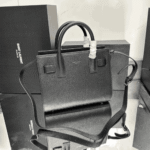 Saint Laurent Sac De Jour Baby Smooth Black Leather Handbag - Image 6