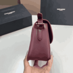 Saint Laurent Solferino Mini Box Leather Shoulder Bag Red - Image 5