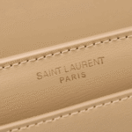 Saint Laurent Sunset Medium Smooth Leather Shoulder Bag Dark Beige - Image 2
