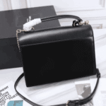 Saint Laurent Sunset Medium Smooth Leather Shoulder Bag Black - Image 7