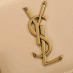 Saint Laurent Sunset Medium Smooth Leather Shoulder Bag Dark Beige - Image 6