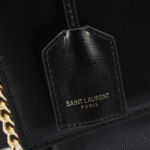 Saint Laurent Sunset Medium Smooth Leather Shoulder Bag Black - Image 10