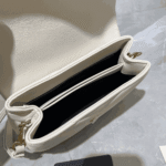 Saint Laurent Toy Loulou Bag White Quilted Leather - Image 3