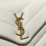 Saint Laurent Toy Loulou Bag White Quilted Leather - Image 7