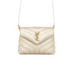 Saint Laurent Toy Loulou Bag White Quilted Leather