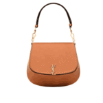 Saint Laurent Voltaire Top Handle Leather Bag Brick