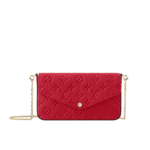 Louis Vuitton Félicie Pochette Red
