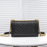 Chanel Boy Medium Handbag Black - Image 2