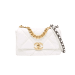 Chanel 19 Bag Leather White