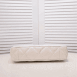 Chanel 19 East West Quilted Shopping Bag White - Image 2