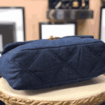 Chanel 19 Flap Denim Bag Blue - Image 2