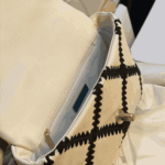 Chanel 19 Large Stitch Crossbody Bag White - Image 6