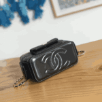 Chanel 22K Small Vanity Case with Pockets Black - Image 5