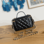 Chanel 22K Small Vanity Case with Pockets Black - Image 3