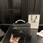 Chanel 25C Matelassé Vanity Black - Image 2