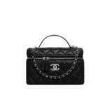 Chanel 25C Matelassé Vanity Black
