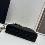 Chanel 25C Vanity with Chain Gold Hardware Black - Image 5