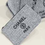 Chanel Large Deauville Tote Bag Bicolor Gray - Image 3