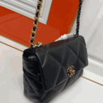 Chanel 19 Bag Black Mixed Metal Chain Handbag - Image 8