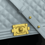 Chanel Medium Boy Bag Light Blue - Image 4