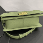 Chanel Medium Boy Bag Olive - Image 3