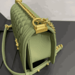 Chanel Medium Boy Bag Olive - Image 2