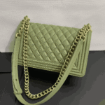 Chanel Medium Boy Bag Olive - Image 7