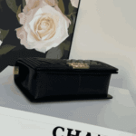 Chanel Le Boy Chevron Black - Image 3