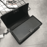 Chanel Boy Chevron Medium Handbag Black with Silver Hardware - Image 2