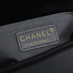 Chanel Boy Chevron Small Handbag Black with Gold Hardware - Image 4