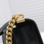 Chanel Boy Medium Handbag Black - Image 3