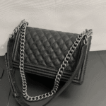 Chanel Boy Medium Handbag Black - Image 2